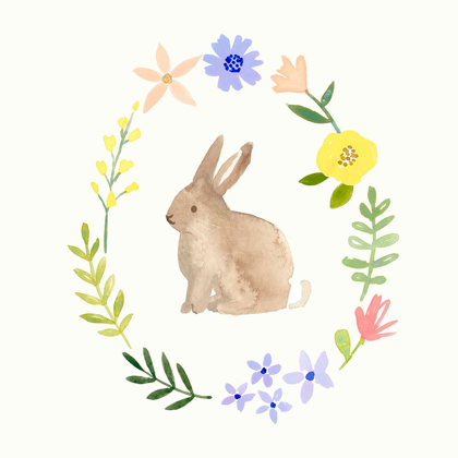 Picture of WILDFLOWER BUNNY I