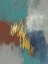 Picture of SCRIPTED RUST AND TEAL I
