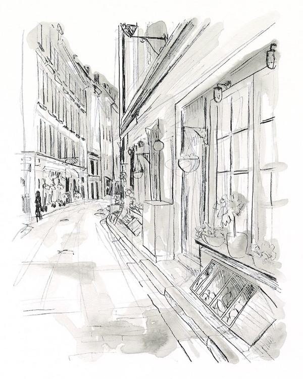 Picture of EUROPEAN CITY SKETCH VI