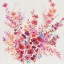 Picture of FLOWERS ON A VINE I