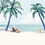 Picture of PALM TREE PARADISE I
