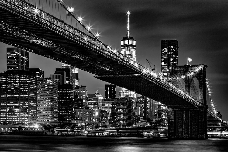 Picture of NEW YORK SKYLINE AT NIGHT