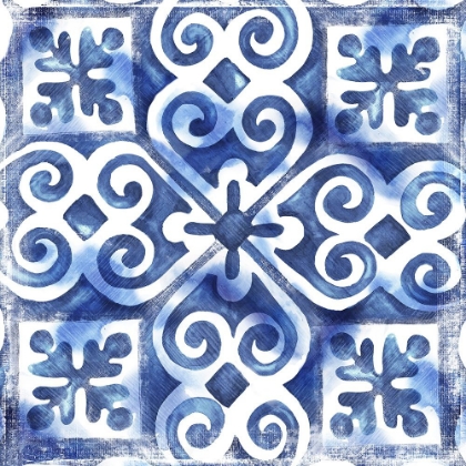 Picture of BLUE MOSAIC TILE I 