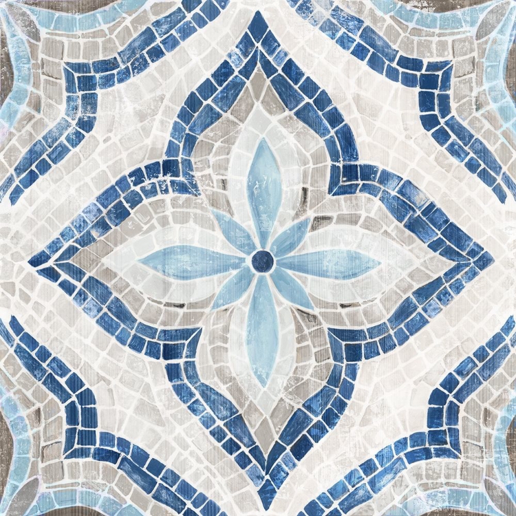 Picture of BLUE SINGLE  MORROCAN TILE 