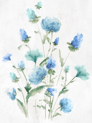 Picture of TINTED BLUE PETALS I