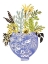 Picture of PAINTED VASE OF FLOWERS I