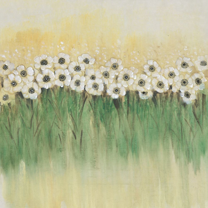 Picture of ROWS OF FLOWERS I
