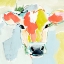 Picture of PASTEL COW I