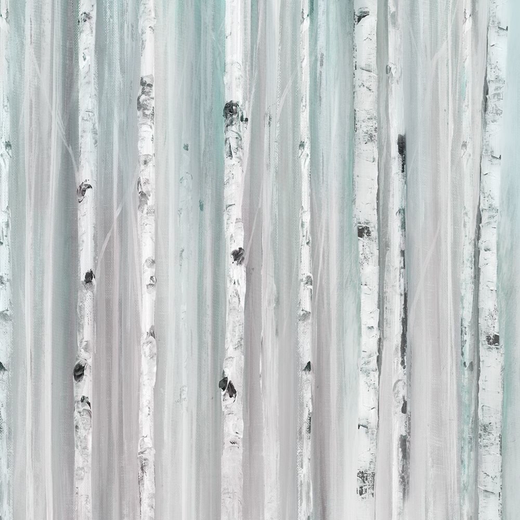 Picture of SOFT BLUE BIRCHES I