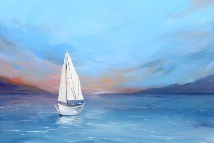 Picture of SUNSET SAILBOAT 