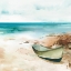 Picture of LITTLE BOAT ON THE SHORE II