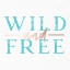 Picture of WILD AND FREE TURQUOISE ADVENTURE QUOTE