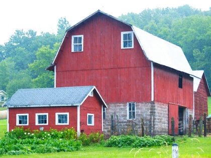Picture of SPRING RED BARN 