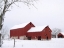 Picture of RED WINTER BARN 
