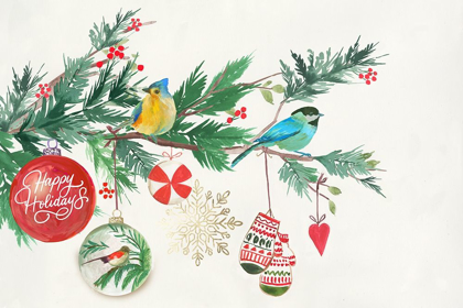 Picture of CHRISTMAS BIRDS II 