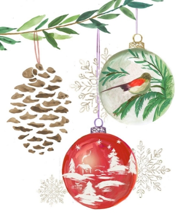 Picture of HANGING ORNAMENTS I 