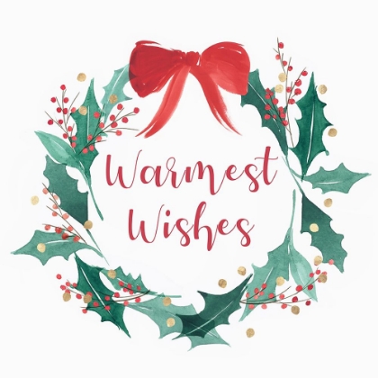 Picture of WARNEST WISHES WREATH 