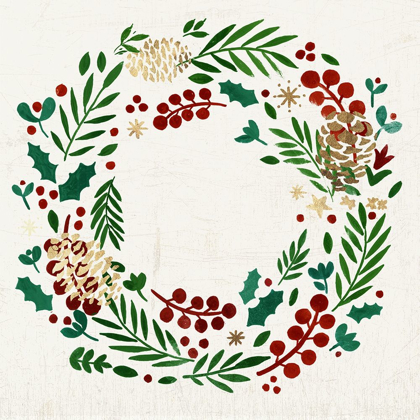Picture of WREATH WITH PINECONES 