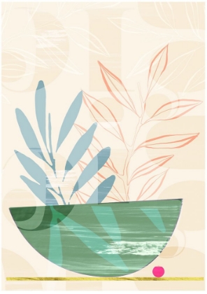 Picture of SHIBORI BOWL GREEN