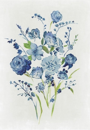 Picture of BLUE FLORALS II