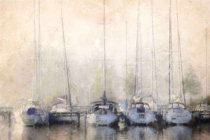 Picture of SAILBOATS IN FOG 