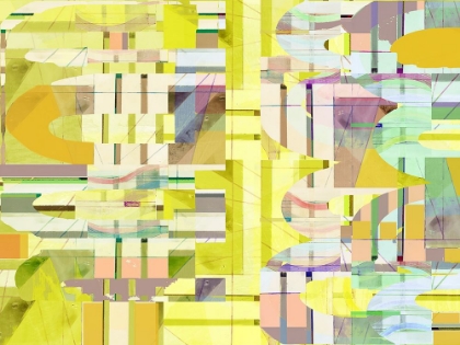 Picture of YELLOW CURVES II