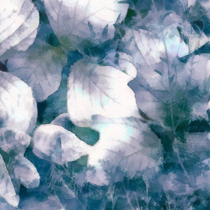Picture of BLUE SHADED LEAVES IV