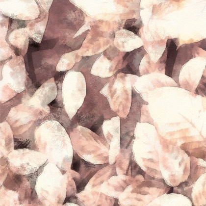 Picture of BLUSH SHADED LEAVES III