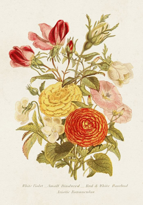 Picture of ANTIQUE FLORAL BOUQUET I