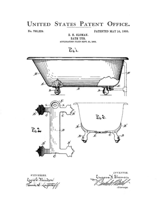 Picture of BATH TIME PATENTS I