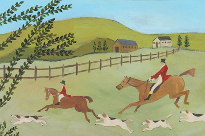 Picture of FOLK ART FOX HUNT I