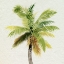 Picture of COCO WATERCOLOR PALM II