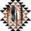 Picture of SANTA FE SKULLS I