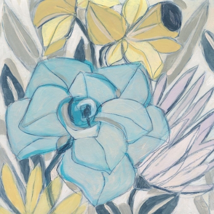 Picture of ETCHED INDIGO FRESCO II