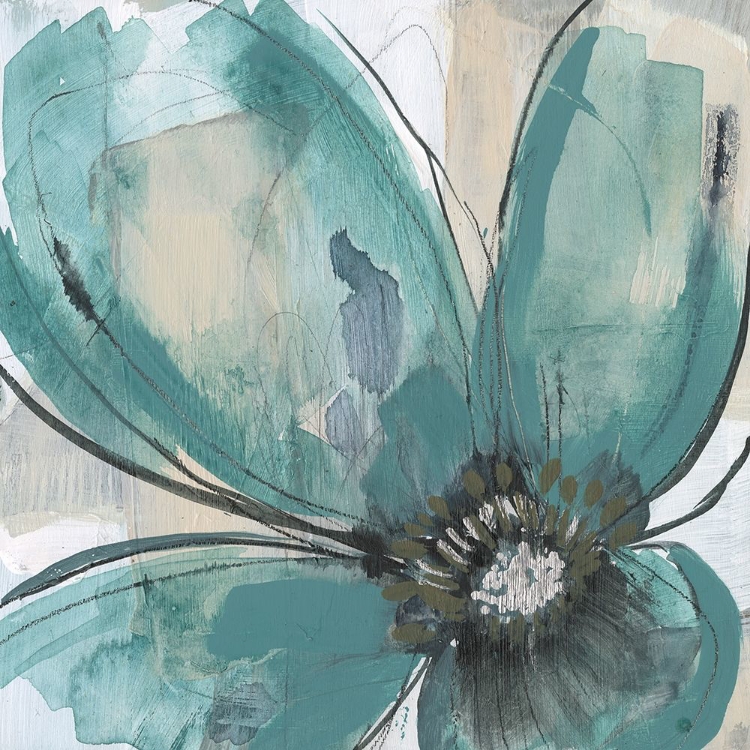 Picture of TEAL PETALS II