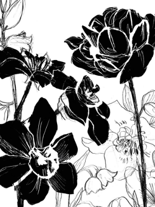 Picture of MONOTYPE GARDEN I
