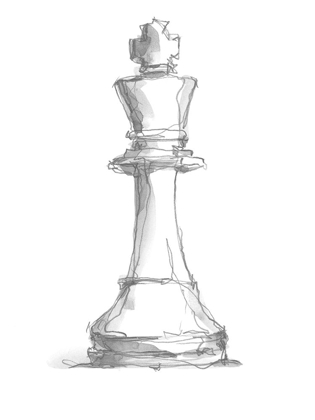 Picture of CHESS PIECE STUDY II