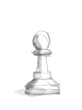 Picture of CHESS PIECE STUDY VI