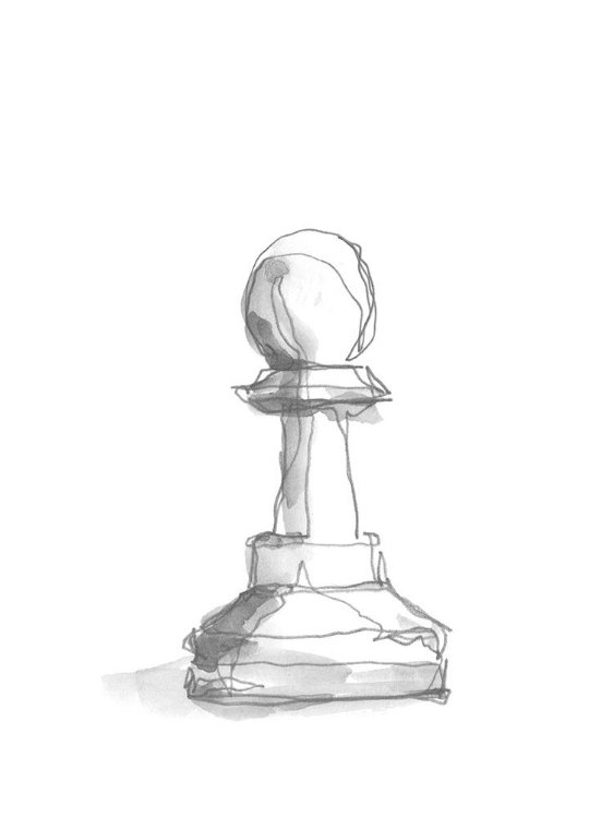 Picture of CHESS PIECE STUDY VI