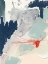 Picture of ASH BLUE AND CRIMSON I