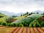 Picture of TUSCAN VALLEY SKETCH III