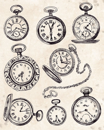 Picture of POCKET WATCH SKETCHES I