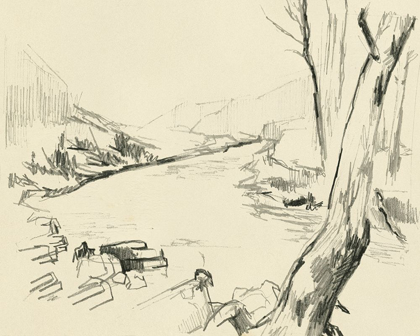 Picture of WINDING BROOK SKETCH I