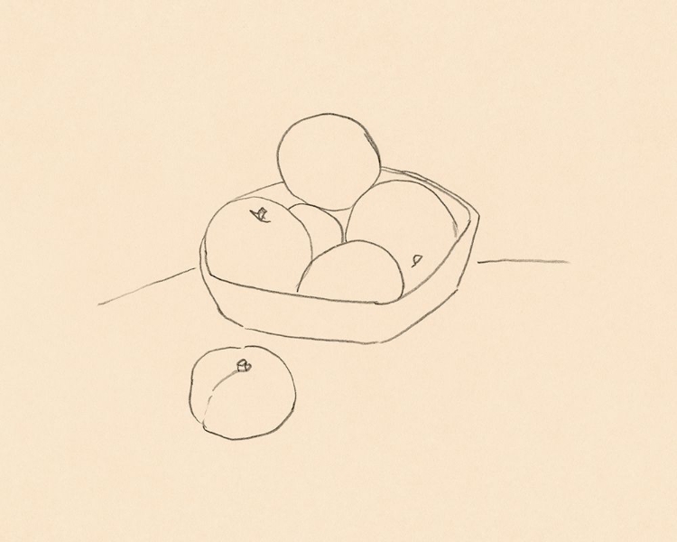 Picture of FRUIT LINE DRAWING I