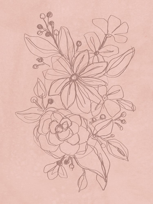 Picture of ROSETONE BLOSSOMS I