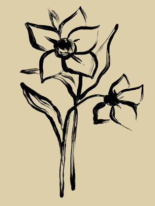 Picture of INKWASH FLORAL II