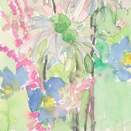 Picture of WATERCOLOR FLORAL ACCENT I