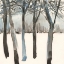 Picture of WINTER TREELINE I