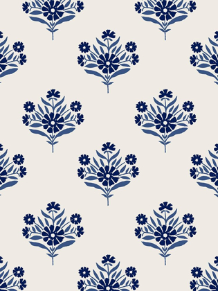 Picture of INDIGO BLOOM PATTERN I