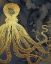 Picture of OCTOPUS INK GOLD AND BLUE I